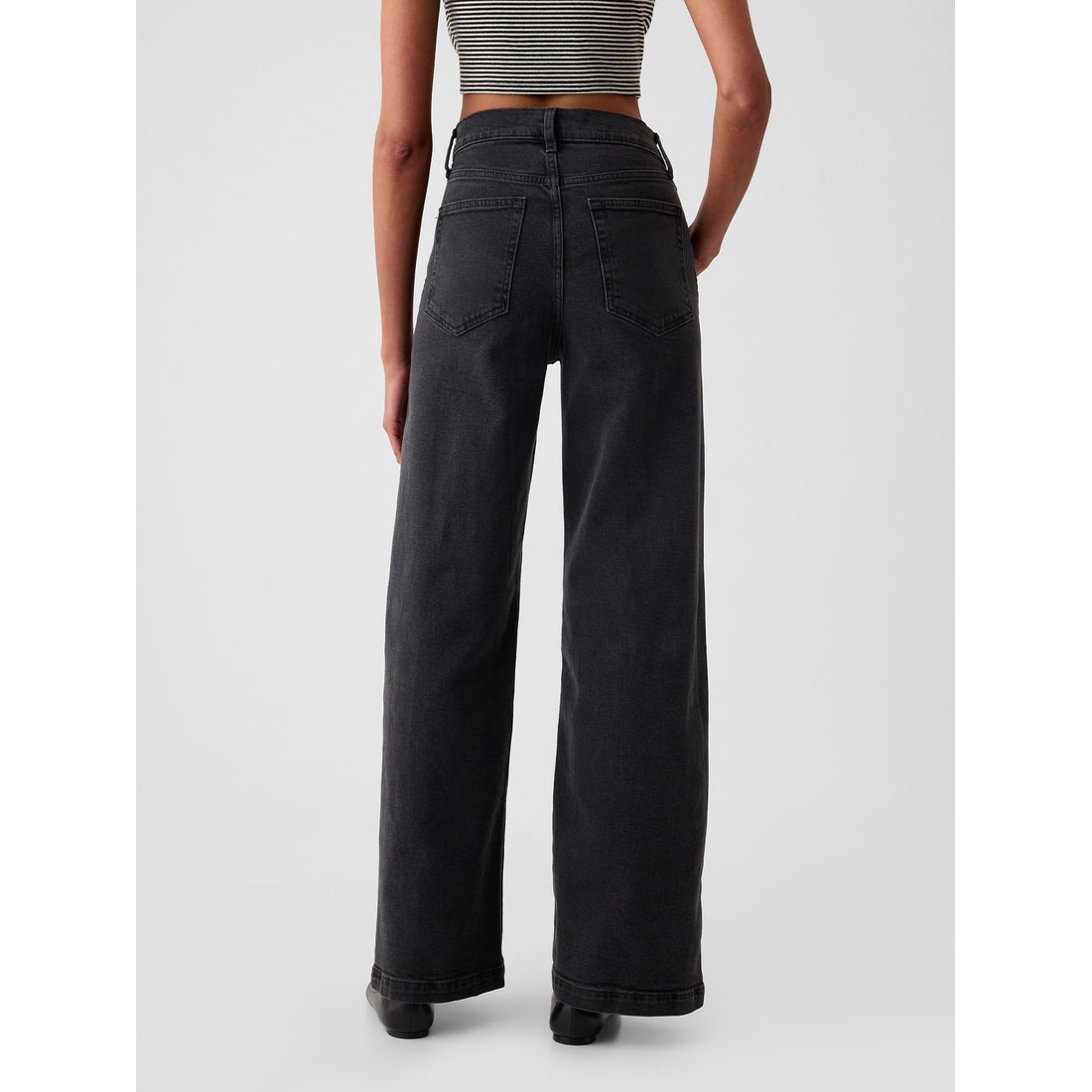 Women's High Rise Stride Wide-Leg Jeans