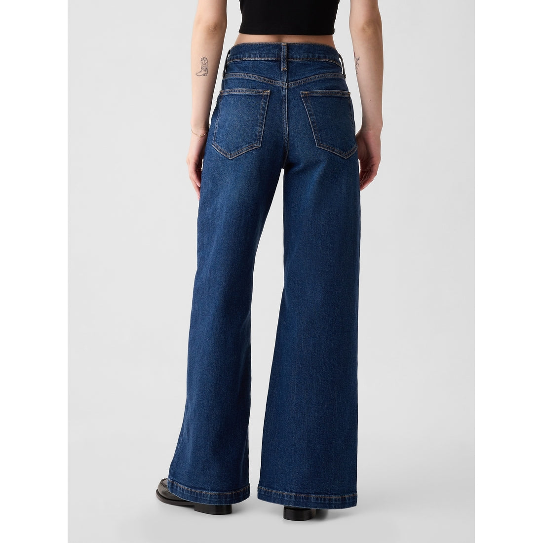 Women's High Rise Stride Wide-Leg Jeans