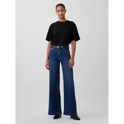 Women's High Rise Stride Wide-Leg Jeans
