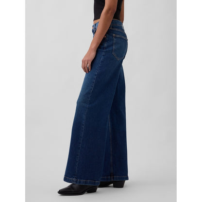 Women's High Rise Stride Wide-Leg Jeans