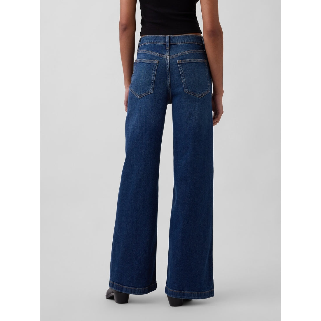 Women's High Rise Stride Wide-Leg Jeans
