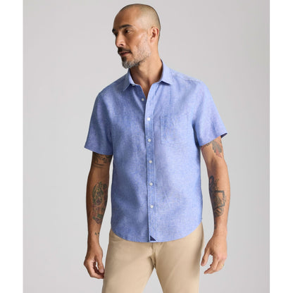 Wrinkle-Resistant Linen Short-Sleeve Cameron Shirt