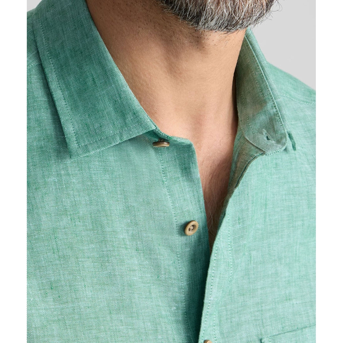 Wrinkle-Resistant Linen Short-Sleeve Cameron Shirt