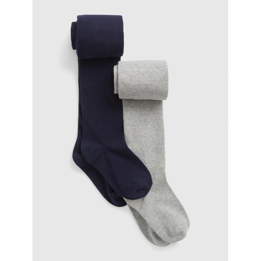 Girls' Knit Basic Tights (2-Pack)