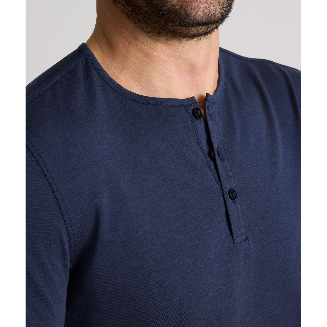 EcoSoft™ Short-Sleeve Henley