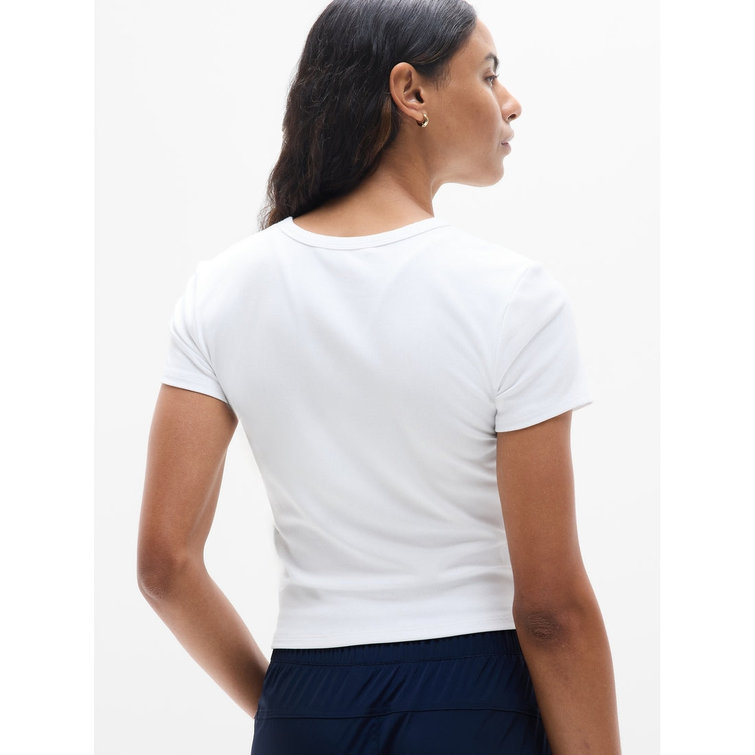 Women's Signature Rib Crop Tee