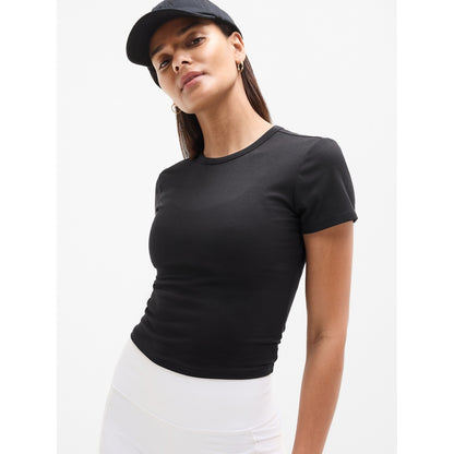 Women's Signature Rib Crop Tee