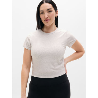 Women's Signature Rib Crop Tee