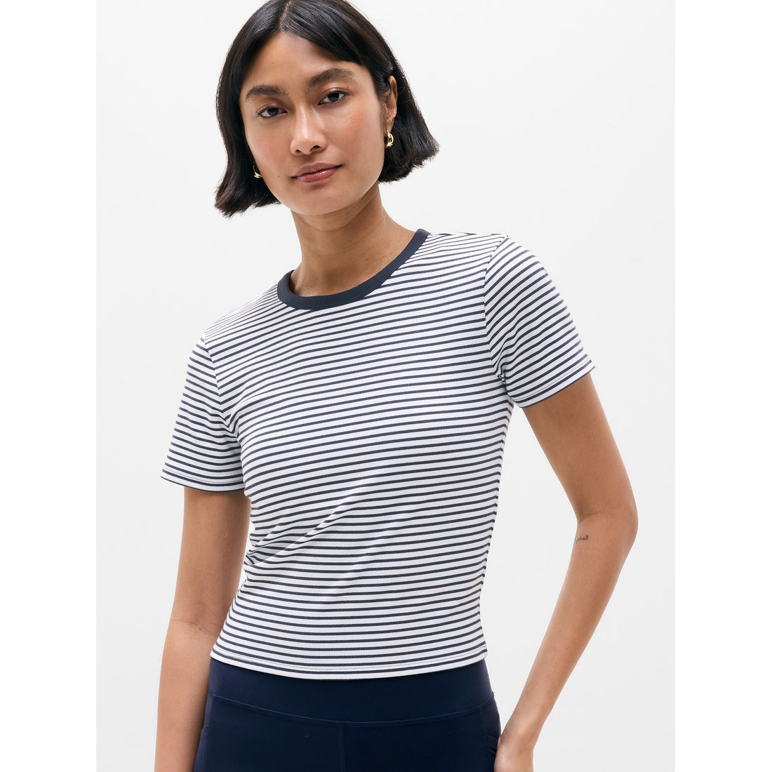 Women's Signature Rib Crop Tee