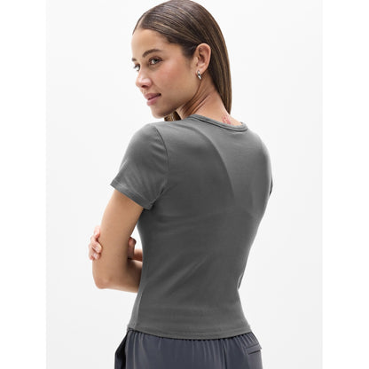 Women's Signature Rib Crop Tee