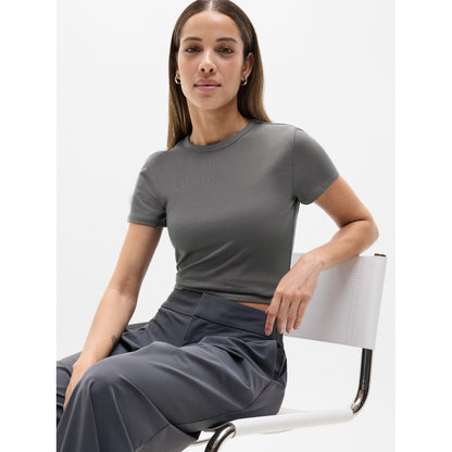 Women's Signature Rib Crop Tee