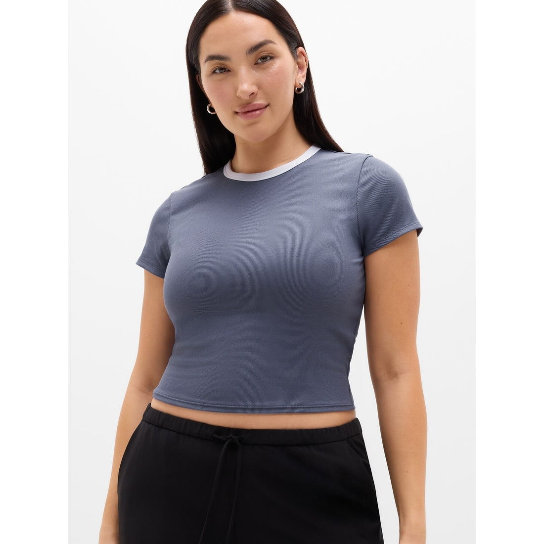 Women's Signature Rib Crop Tee