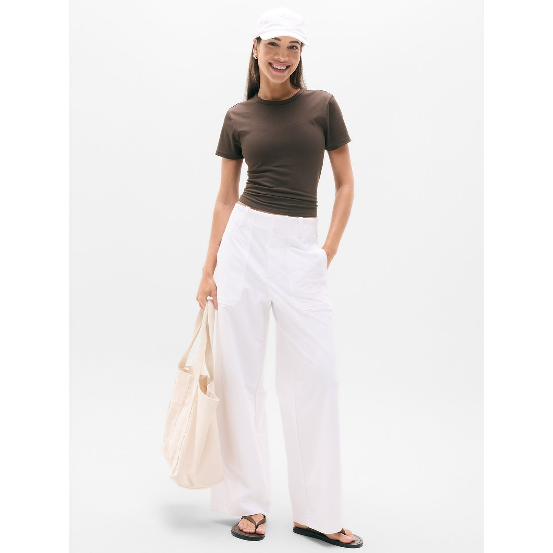 Women's Signature Rib Crop Tee