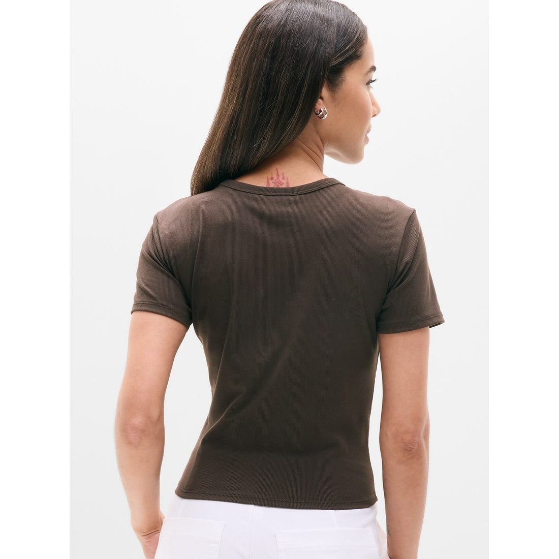 Women's Signature Rib Crop Tee