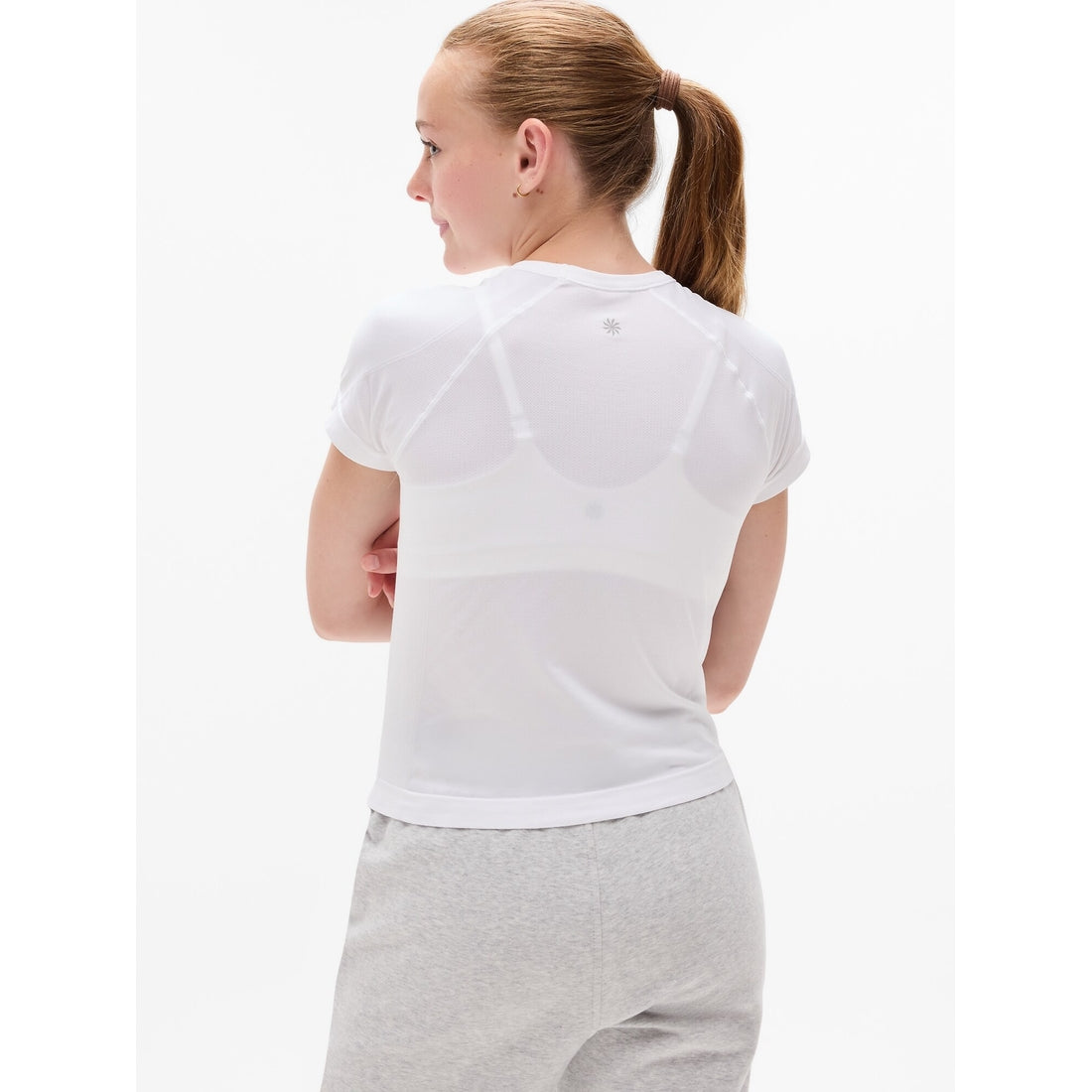 Athleta Girl Power Up Sport Length Tee