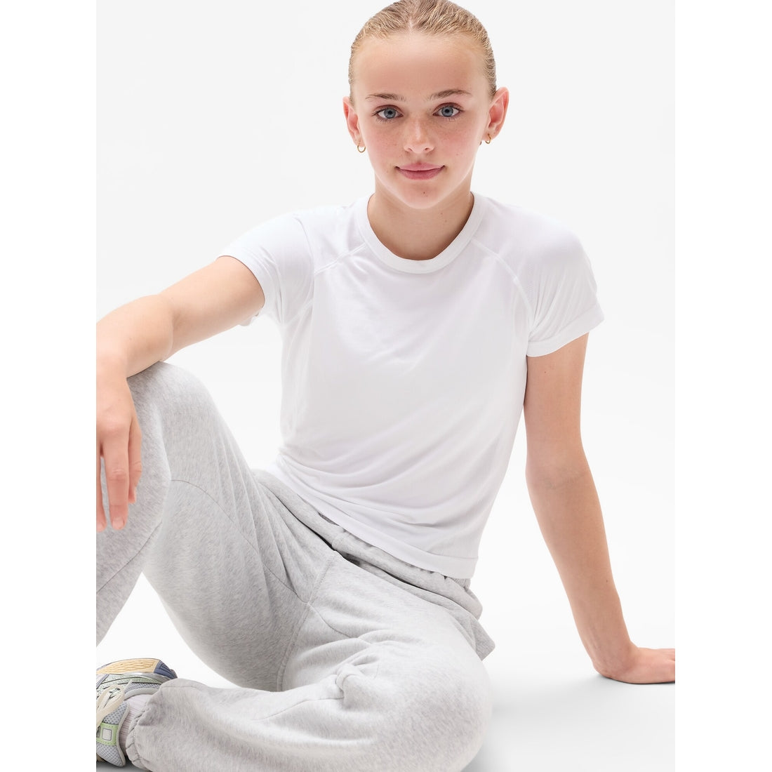 Athleta Girl Power Up Sport Length Tee