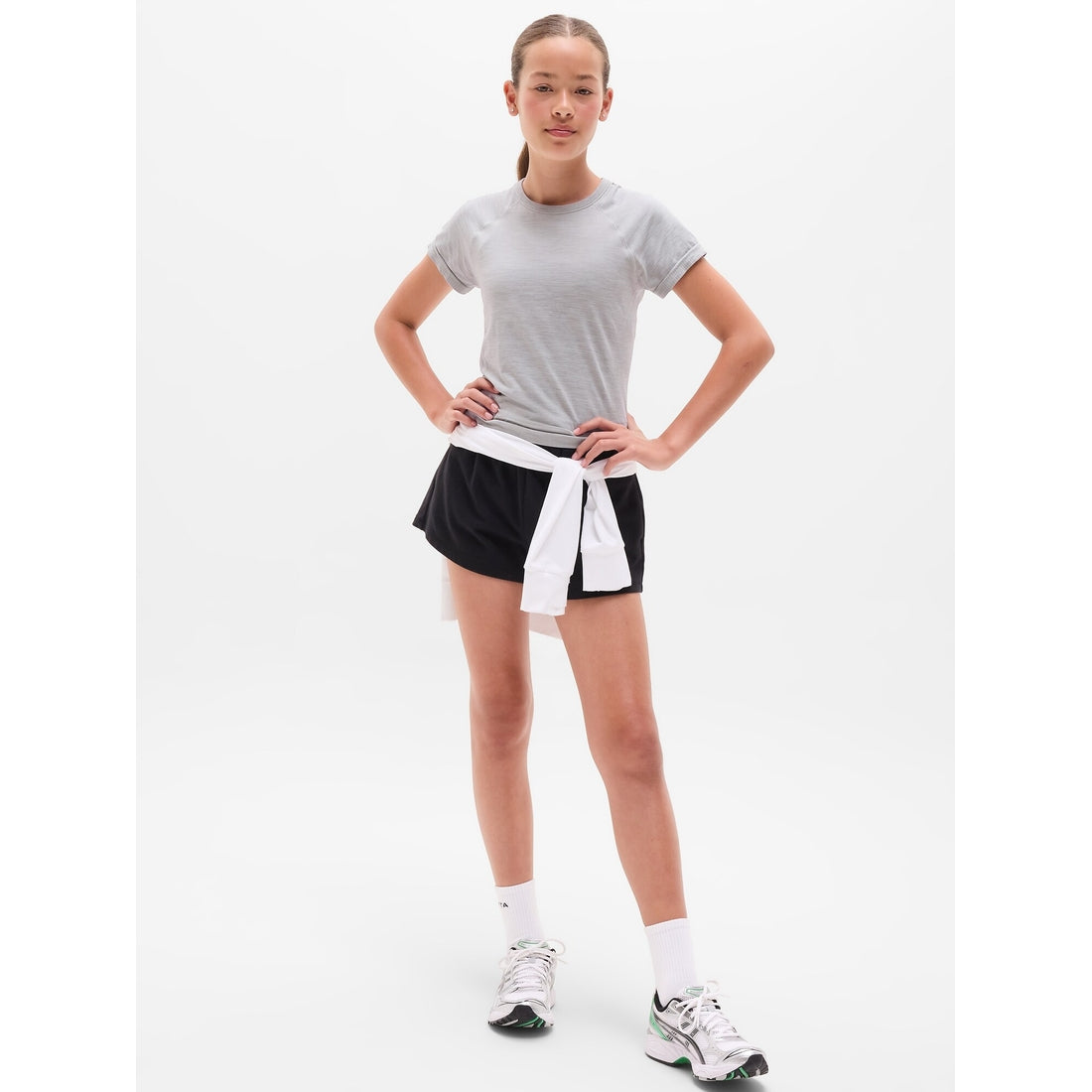Athleta Girl Power Up Sport Length Tee