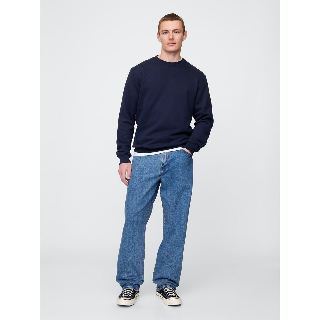 Men's Adult Vintagesoft Crewneck Sweatshirt