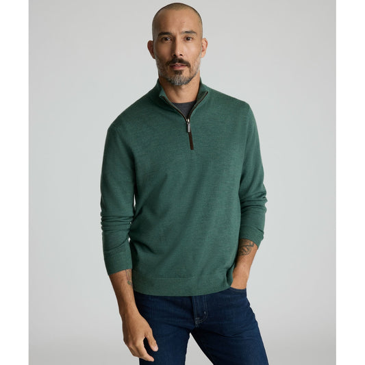 Merino Wool Quarter-Zip Sweater