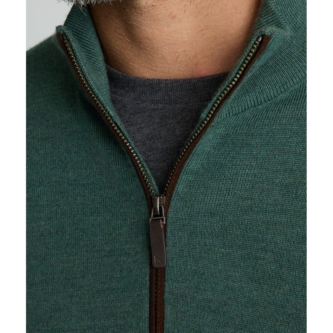 Merino Wool Quarter-Zip Sweater