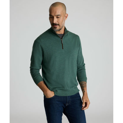 Merino Wool Quarter-Zip Sweater