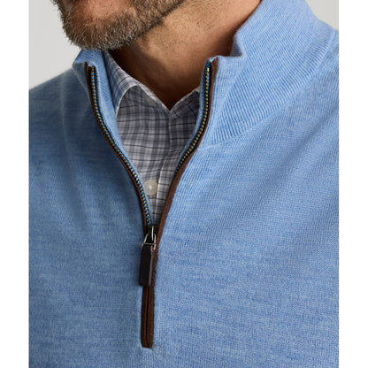 Merino Wool Quarter-Zip Sweater
