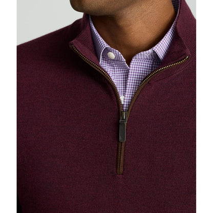 Merino Wool Quarter-Zip Sweater
