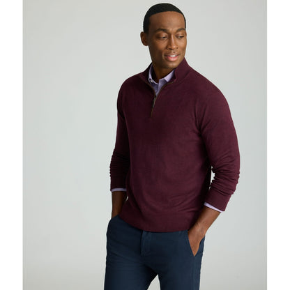 Merino Wool Quarter-Zip Sweater