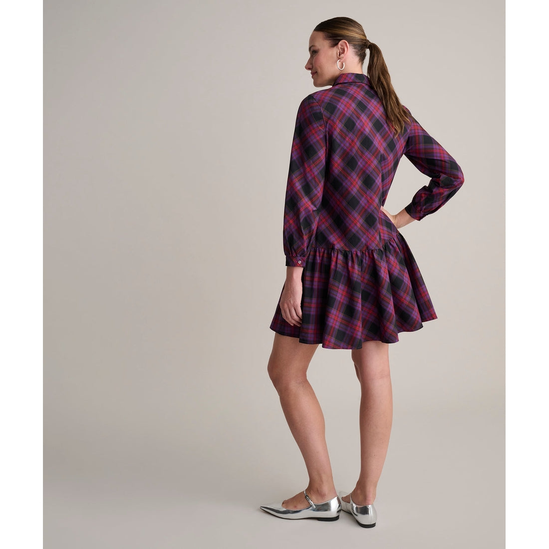 Cotton Plaid Reese Shirt Dress