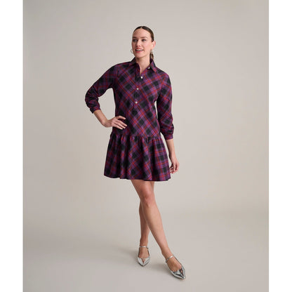 Cotton Plaid Reese Shirt Dress