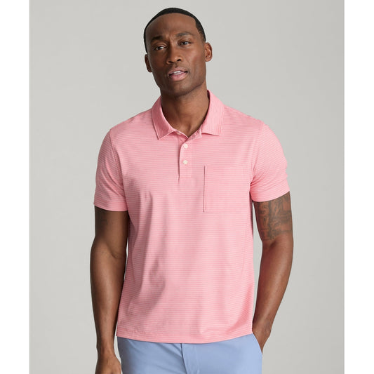 Striped Performance Polo