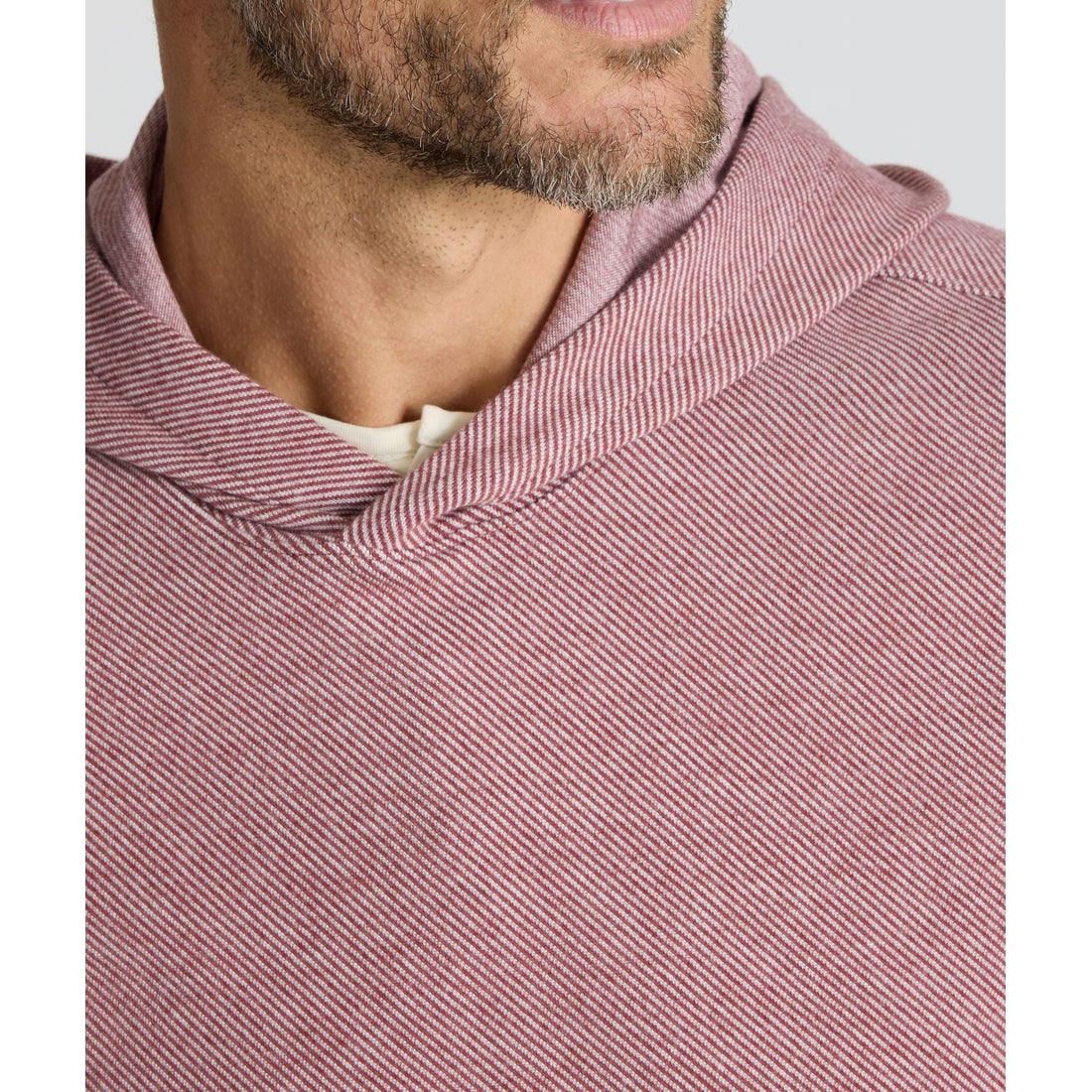 Textured Knit Hoodie