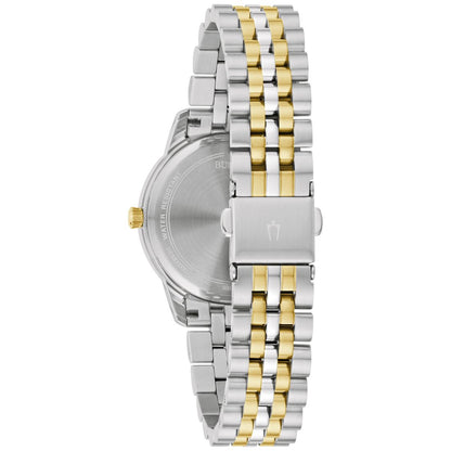 Bulova Women's Classic Two-Tone Stainless Steel Bracelet Watch 32mm, Created for Macy's