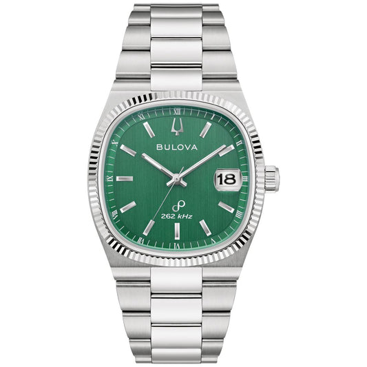 Bulova Men's Super Seville Stainless Steel Bracelet Watch 38mm