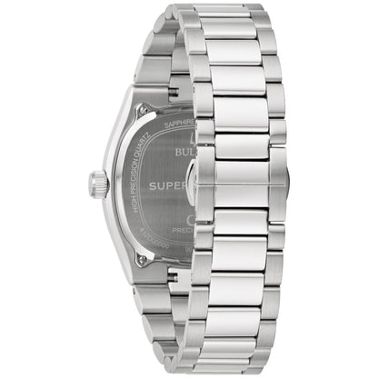 Bulova Men's Super Seville Stainless Steel Bracelet Watch 38mm