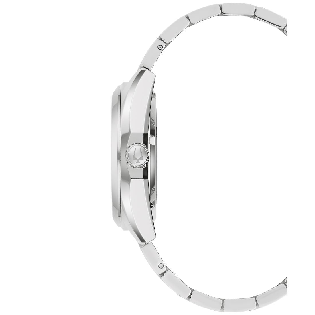 Bulova Men's Classic Surveyor Automatic Silver-Tone Stainless Steel Bracelet Watch 39mm