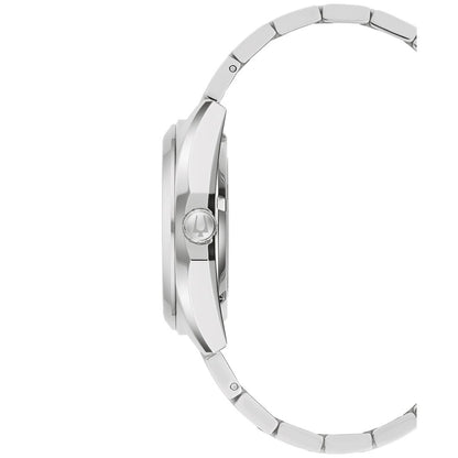 Bulova Men's Classic Surveyor Automatic Silver-Tone Stainless Steel Bracelet Watch 39mm