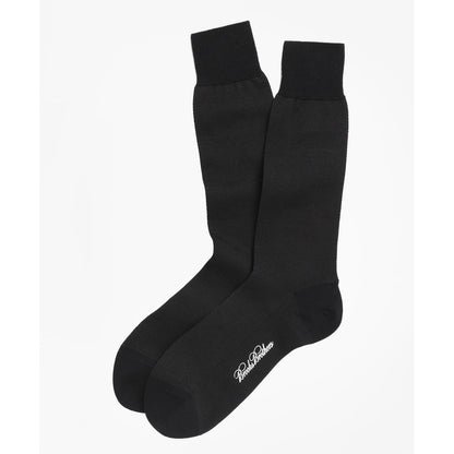 Cotton Bird's Eye Crew Socks