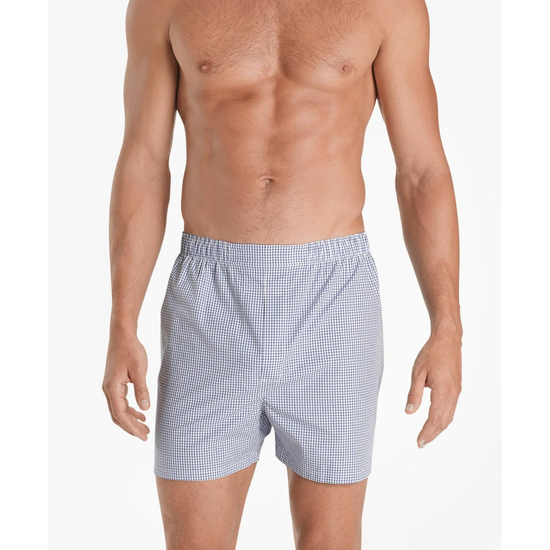 Cotton Broadcloth Small Check Boxers