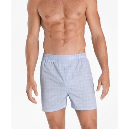Cotton Broadcloth Glen Plaid Boxers