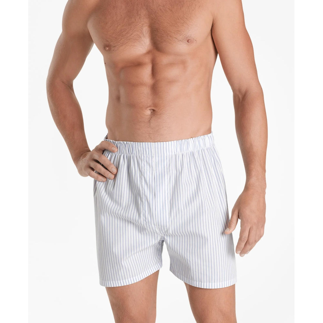 Cotton Broadcloth Ground Stripe Boxers