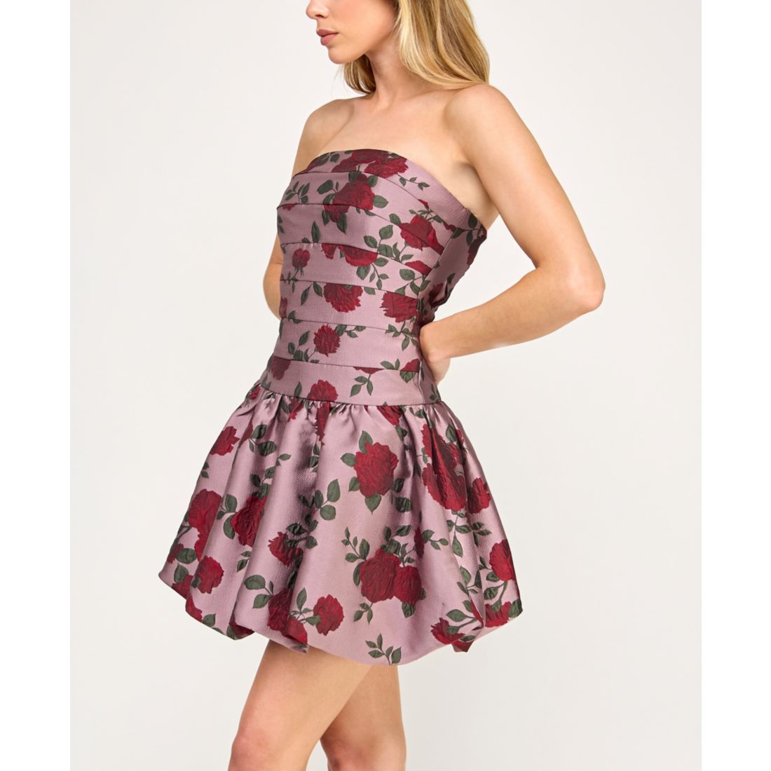 Invitee Juniors' Jacquard Fit & Flare Dress