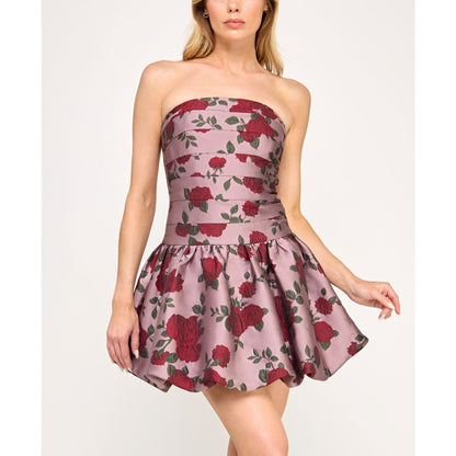 Invitee Juniors' Jacquard Fit & Flare Dress
