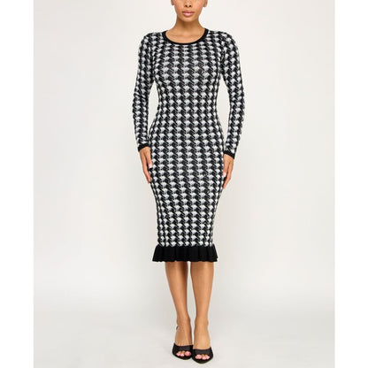 Bcx Juniors' Long Sleeve Midi Sweater Dress