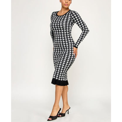 Bcx Juniors' Long Sleeve Midi Sweater Dress