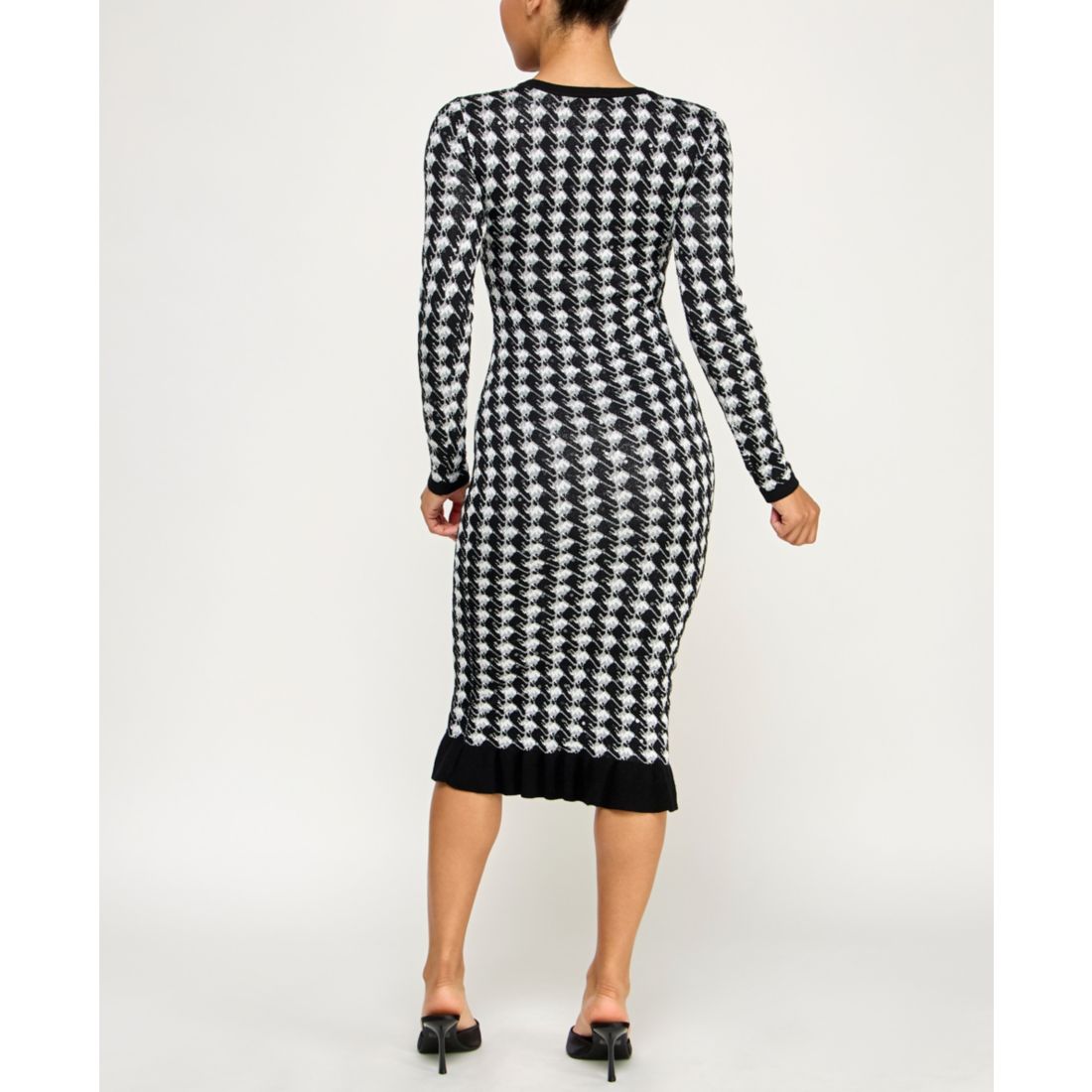 Bcx Juniors' Long Sleeve Midi Sweater Dress