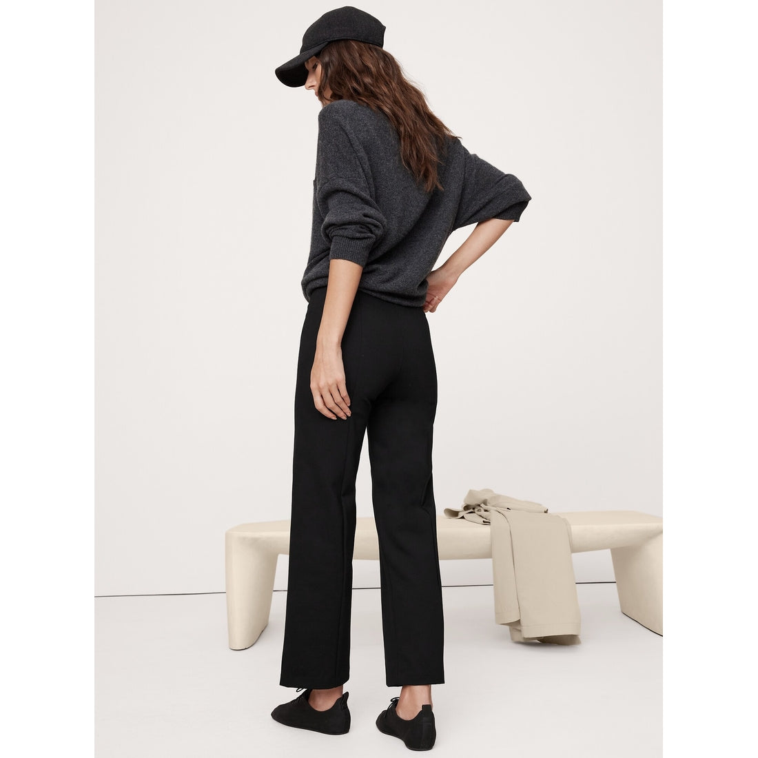 Women's Straight Everywhere Ponte Ankle Pant