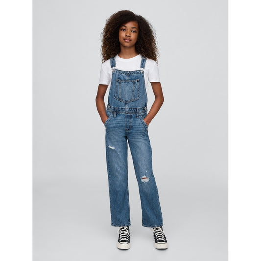 Girls' Loose Overalls