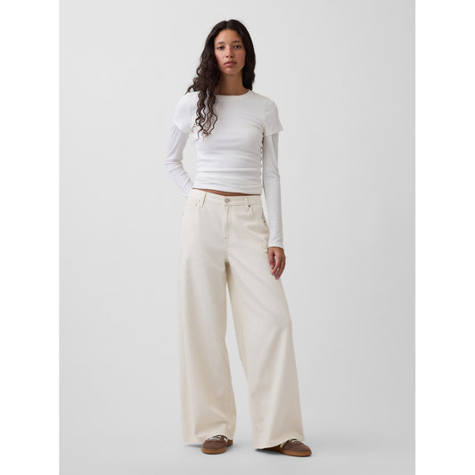 Women's Mid Rise Ultrasoft Baggy Jeans