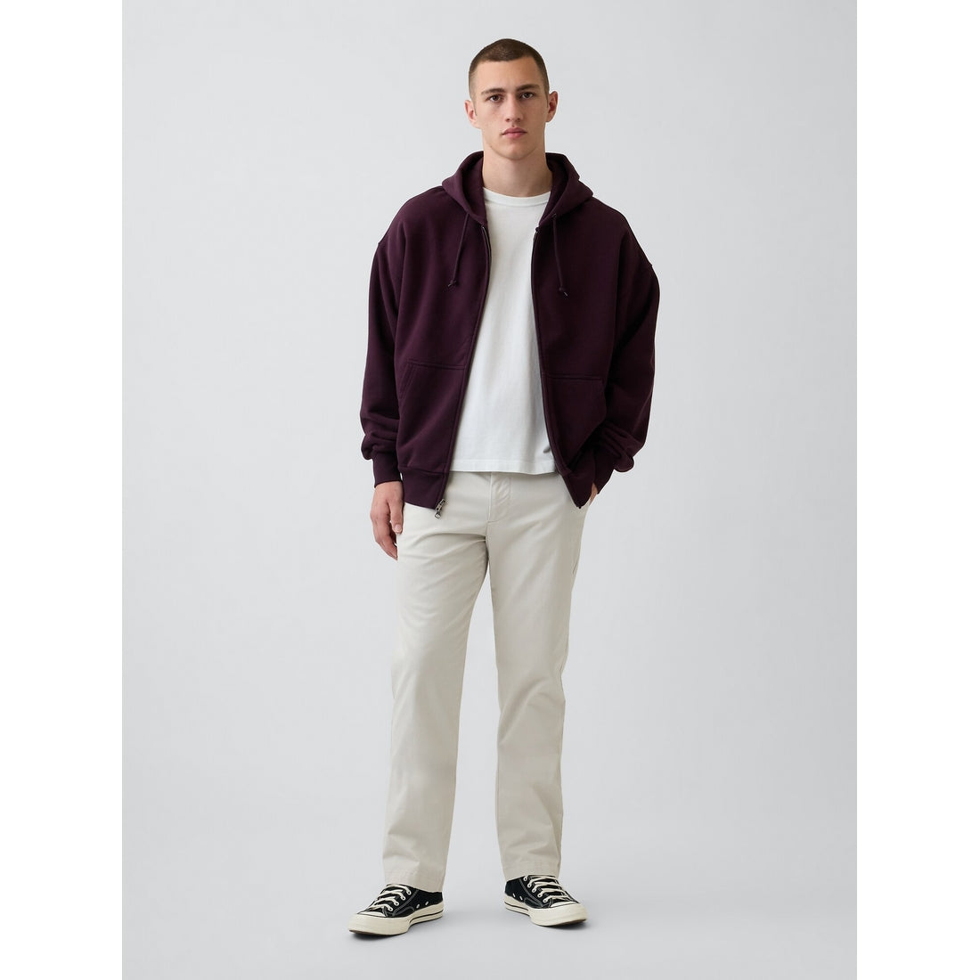 Men's Modern Straight Khakis